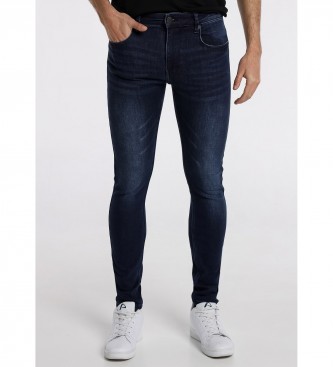 Six Valves Skinny Jeans 131730 Blau