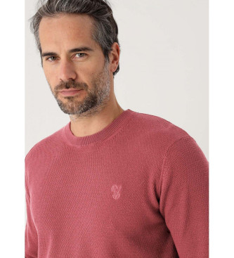 Six Valves Maroon basic jumper