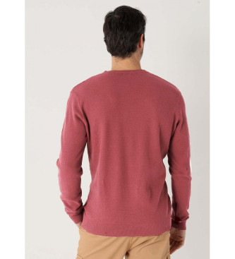 Six Valves Maroon basic jumper