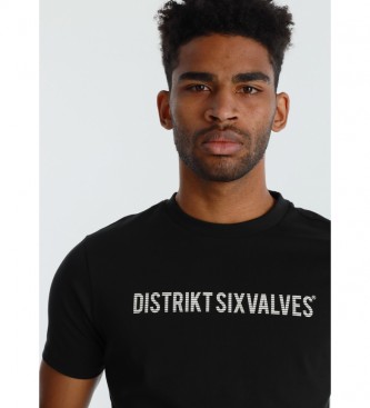 Six Valves T-shirt manica corta Pique Danimarca nera