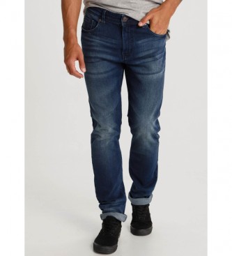 Six Valves Jeans Pantalon Comfort azul marino 