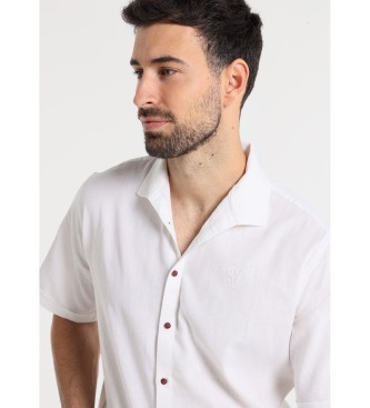 Six Valves Camisa de manga curta branca