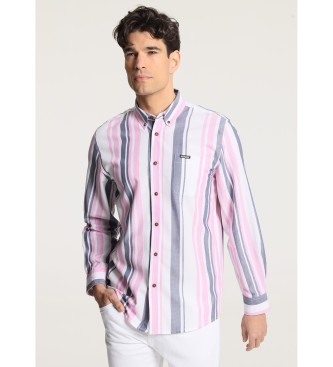 Six Valves Long-sleeved oxford shirt with stripe