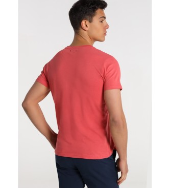 Six Valves Short Sleeve Graphic T-Shirt orange