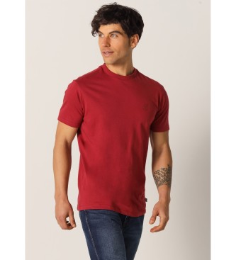 Six Valves T-shirt basique  manches courtes rouge