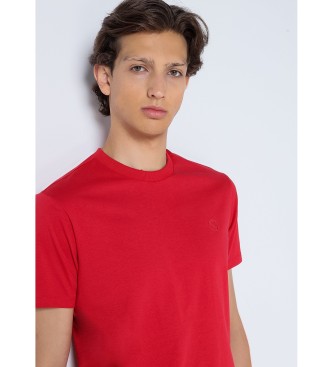 Six Valves T-shirt basique  manches courtes rouge