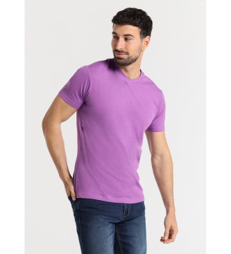 Six Valves Basic short-sleeved T-shirt with V-neckline