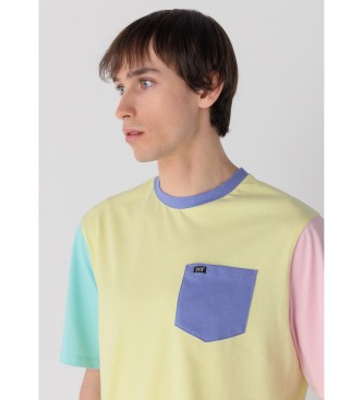 Six Valves Mehrfarbiges T-Shirt mit kurzen rmeln