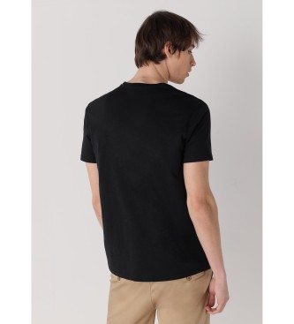 Six Valves T-shirt manica corta nera
