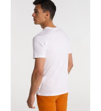Six Valves T-shirt basique à manches courtes blanc