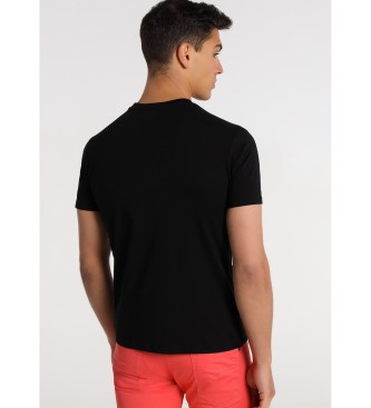 Six Valves Basic short sleeve T-shirt black