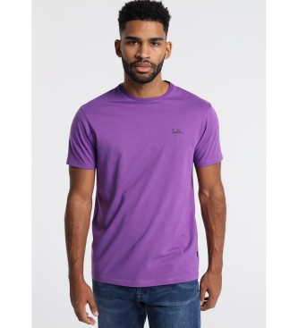 Six Valves Lilac Basic Short Sleeve T-Shirt