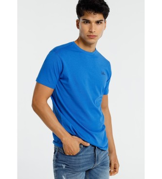 Six Valves Camiseta Manga Corta Básica azul