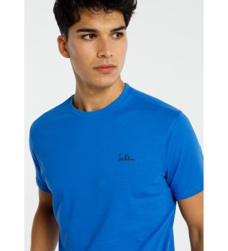 Six Valves T-shirt à manches courtes Bsica bleu