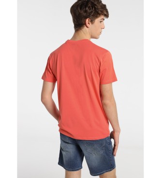 Six Valves T-shirt con logo colori base | Comfort Arancio