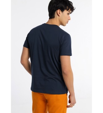 Six Valves SIX VALVES - T-Shirt graphique à manches courtes bleu
