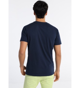 Six Valves SIX VALVES - T-Shirt graphique à manches courtes bleu