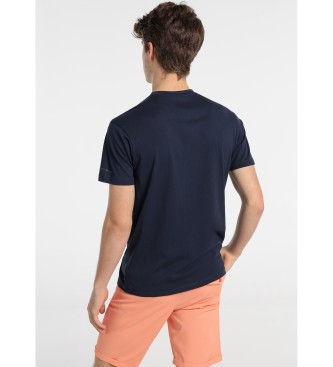 Six Valves Camiseta de Ganga Tropical Water Denim Azul