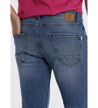 Six Valves Jeans slim 131737 Blu
