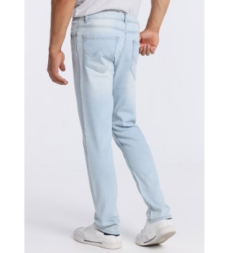 Six Valves Jeans : Medium Box - Regular Fit bleu ciel