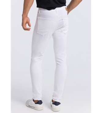 Six Valves Jeans : Medium box - White skinny