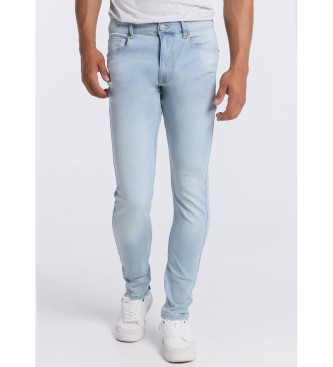 Six Valves Jeans : Medium Box - Super Skinny bleu ciel