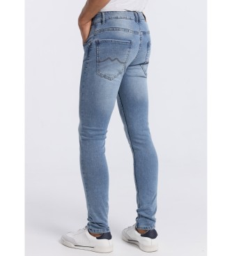 Six Valves Jeans | Medium Box - Super Skinny mittelblau