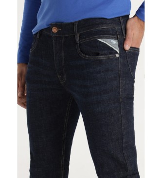 Six Valves Calas de ganga Slim Mid-cropped Cross navy
