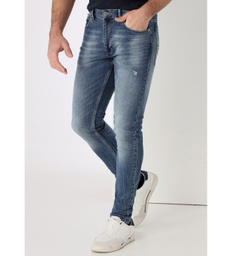 Six Valves Super skinny bl ripped jeans