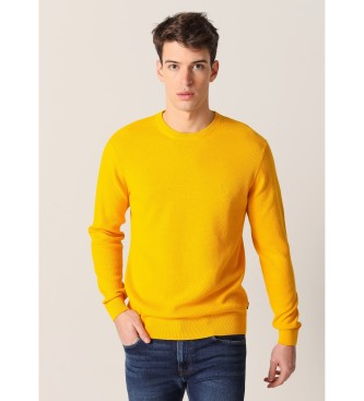 Six Valves Podstawowy sweter żółty