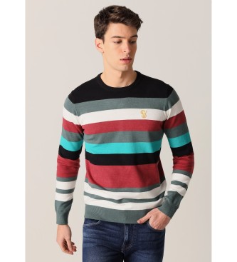 Six Valves Multicoloured striped jumper