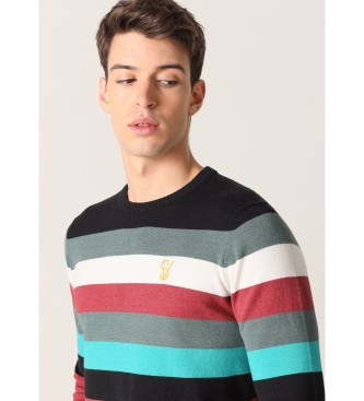 Six Valves Multicoloured striped jumper