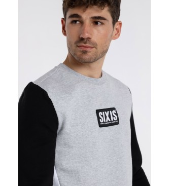 Six Valves Sweatshirt 131841 Gray, Navy