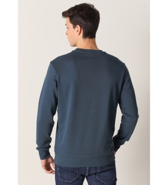 Six Valves Sweatshirt grfica azul-marinho