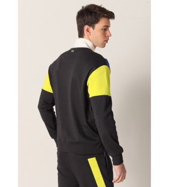 Six Valves Perkins zip-up sweatshirt black