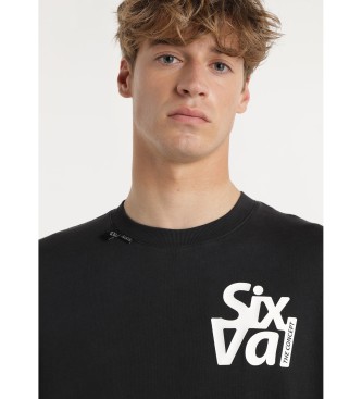 Six Valves Sweatshirt Skateboard preta