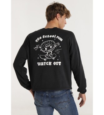 Six Valves Sweatshirt Skateboard preta