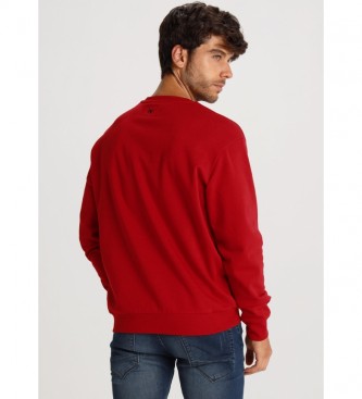 Six Valves Sweatshirt Grafica Flock red 