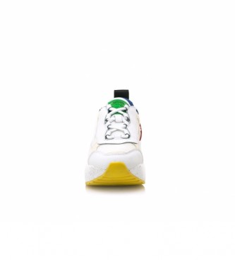 SixtySeven Sneakers in pelle 79816 bianca, multicolore