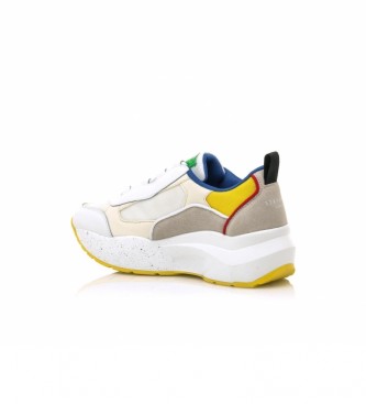 SixtySeven Sneakers in pelle 79816 bianca, multicolore
