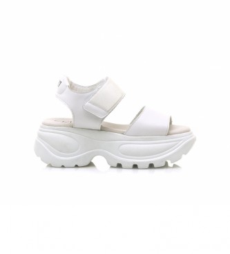 SixtySeven Flash white sandals -Platform height: 6,5 cm