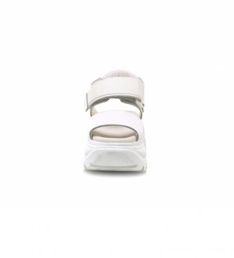 SixtySeven Flash white sandals -Platform height: 6,5 cm