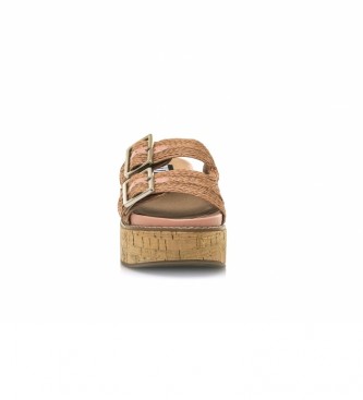 SixtySeven Tamis pink sandals -Height of the wedge: 7,5cm