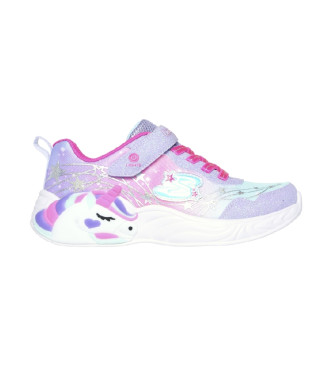 Skechers S-Lights Slippers: Unicorn Dreams Wishful Magic lavender, pink