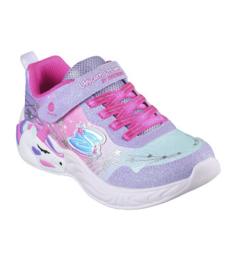 Skechers S-Lights Slippers: Unicorn Dreams Wishful Magic lavender, pink