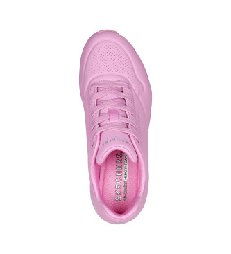 Skechers Uno Stand on Air roze sportschoenen