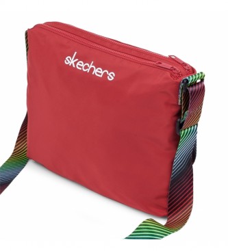 Skechers Saco de ombro pequeno Unisex S897 vermelho -26x33x5,5cm