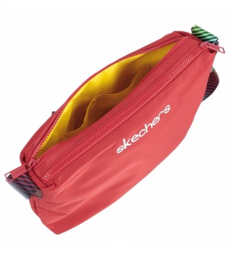 Skechers Saco de ombro pequeno Unisex S897 vermelho -26x33x5,5cm