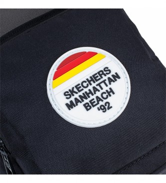 Skechers Borsa a tracolla piccola unisex S910 nera -20x14,5x5,5cm