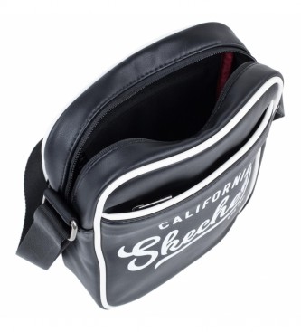 Skechers Saco de ombro pequeno Unisexo S918 preto -28x42x21cm